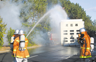 自衛消防隊の訓練(東海)