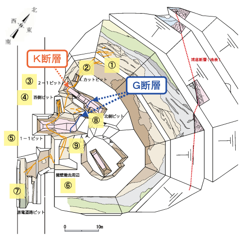 D-1トレンチ概要図