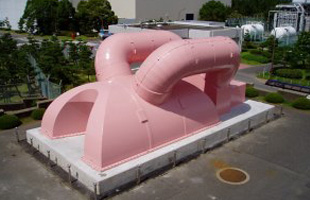 タービンケーシング展示